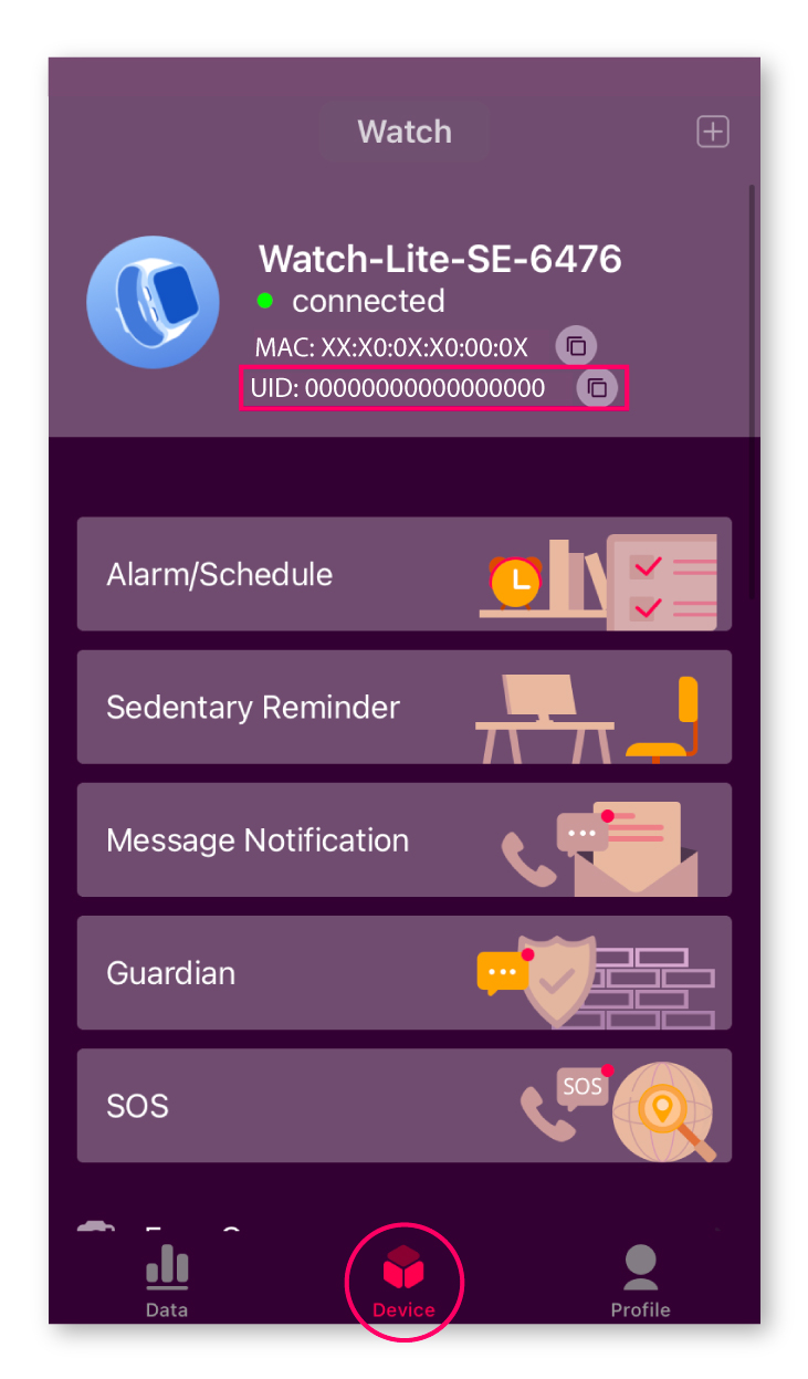 Where can I find the App UID? | info.helohealth.com